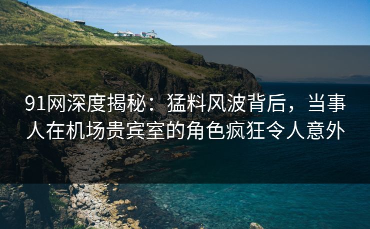 91网深度揭秘：猛料风波背后，当事人在机场贵宾室的角色疯狂令人意外